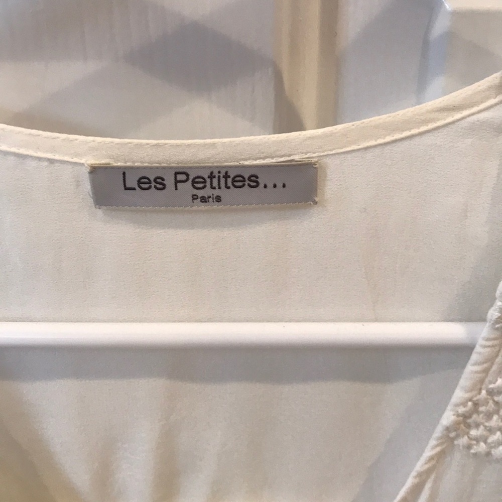 Beautiful Off-White Peasant Blouse From Paris - Picture 2 of 3